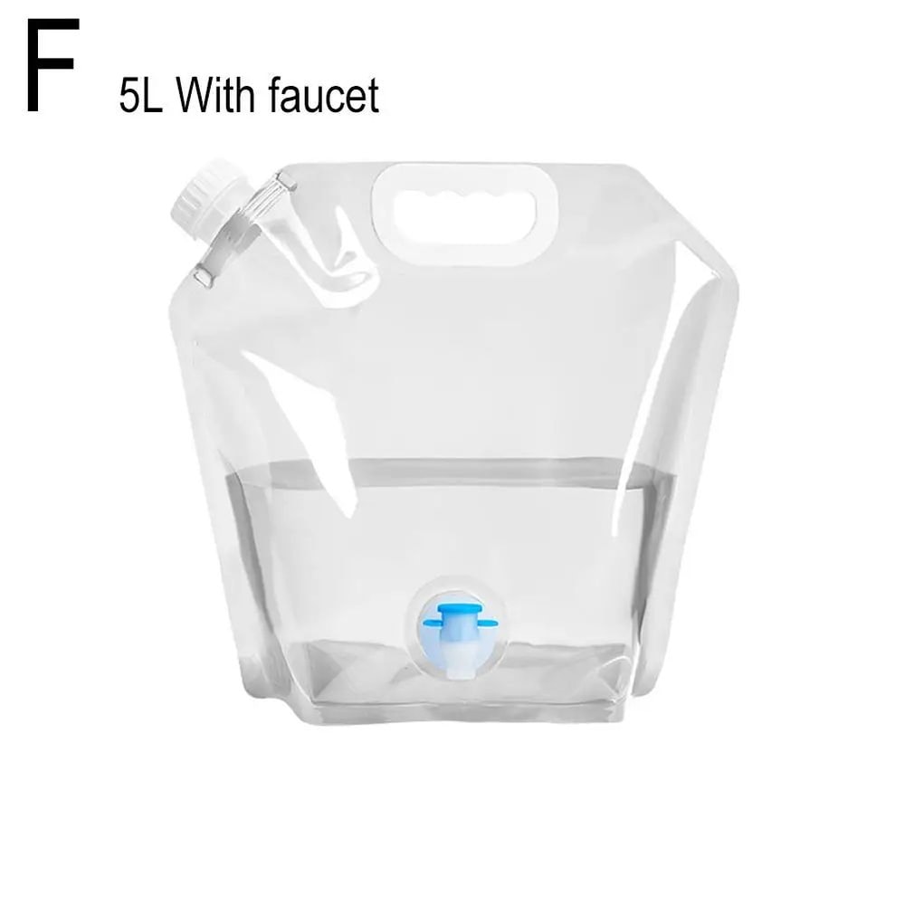 Outdoor Camping Water Container With Faucet Foldable Portable Water Bag For Camping RV Picnic 11