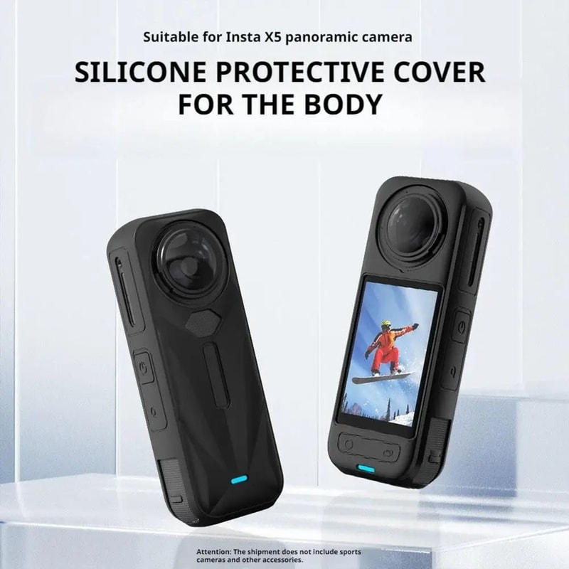 Insta360 X5 Silicone Protective Sleeve FullCover Insta360 X5 Protective Cover For Everyday Dust Sc 1