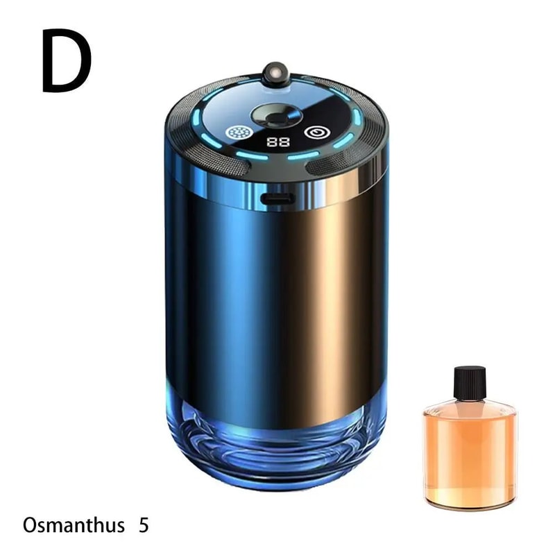 Rechargeable Car Aroma Diffuser With Ambient Light Quiet Car Air Freshener Diffuser Ornament 8