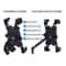 360 Rotating Motorcycle Phone Mount Handlebar Clamp Universal Bike Phone Holder For GPS And Smartp 5