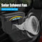Solar Window Exhaust Fan For Cars Heat Odor Ventilation Solar Car Ventilator 1