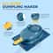 2in1 Dumpling Maker Press Dumpling Wrapper Maker Tool FoodGrade Plastic Fast FoldandSeal Mold 3