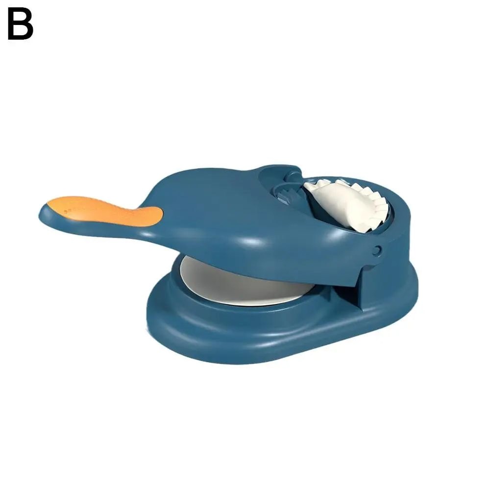 2in1 Dumpling Maker Press Dumpling Wrapper Maker Tool FoodGrade Plastic Fast FoldandSeal Mold 8