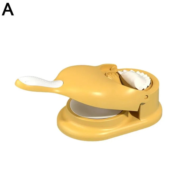 2in1 Dumpling Maker Press Dumpling Wrapper Maker Tool FoodGrade Plastic Fast FoldandSeal Mold 6