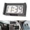 HighPrecision Mini Car Dashboard Digital Clock StickOn Portable LCD 3