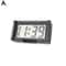 HighPrecision Mini Car Dashboard Digital Clock StickOn Portable LCD 7