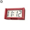 HighPrecision Mini Car Dashboard Digital Clock StickOn Portable LCD 9