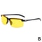 UltraLight Night Driving Glasses With Night Vision Glasses Yellow Lens Metal Frame AntiGlare Comfor 7