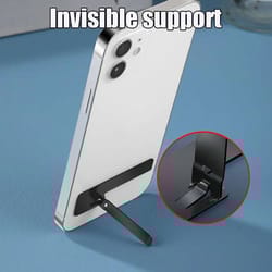 ultra-light adjustable phone kickstand - foldable phone stand stainless steel bracket