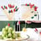 50Piece Christmas Fruit Picks Bamboo Party Fork Set With Santa Snowflake Tree Reindeer Designs 3