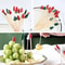 50Piece Christmas Fruit Picks Bamboo Party Fork Set With Santa Snowflake Tree Reindeer Designs 3