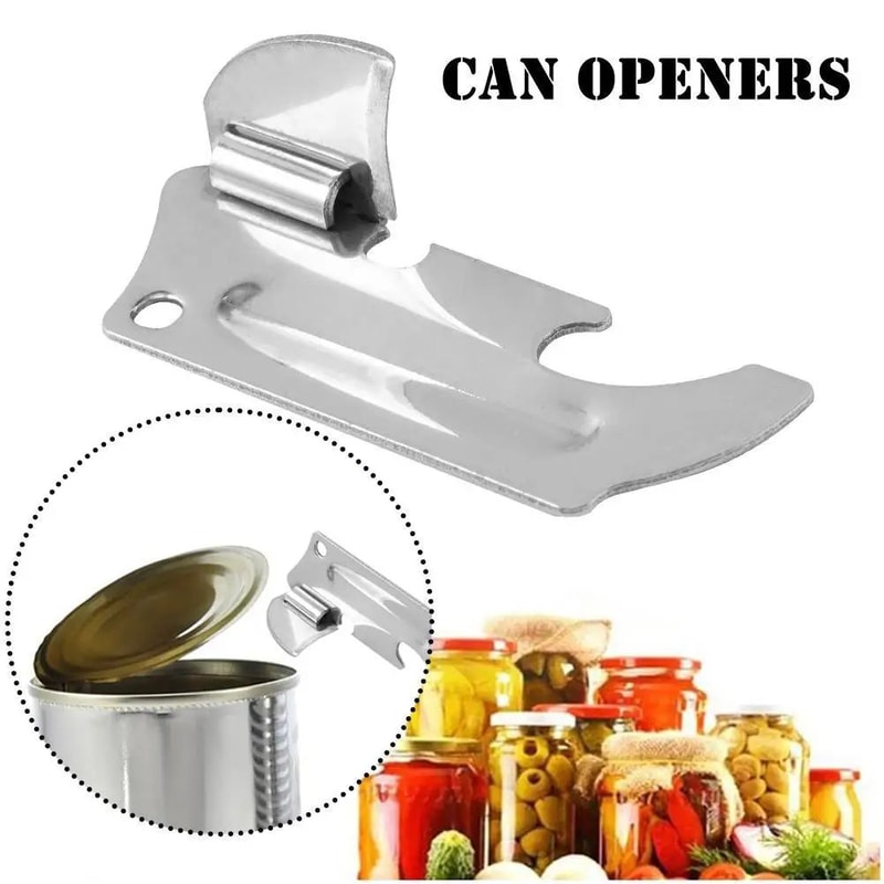 Portable Can Opener Folding Stainless Steel Camping Tool 1
