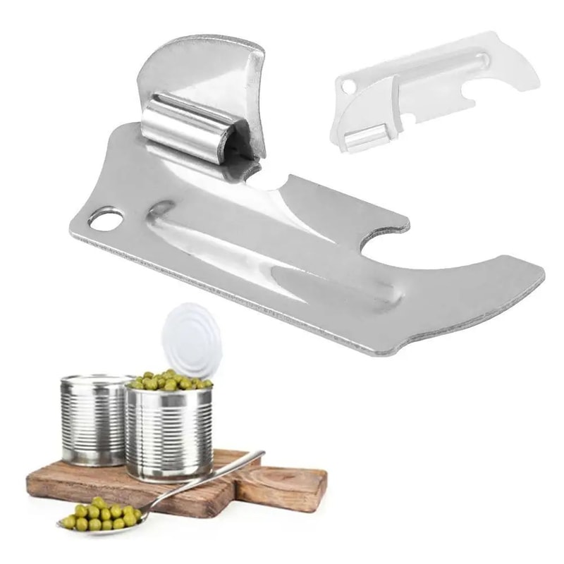 Portable Can Opener Folding Stainless Steel Camping Tool 4