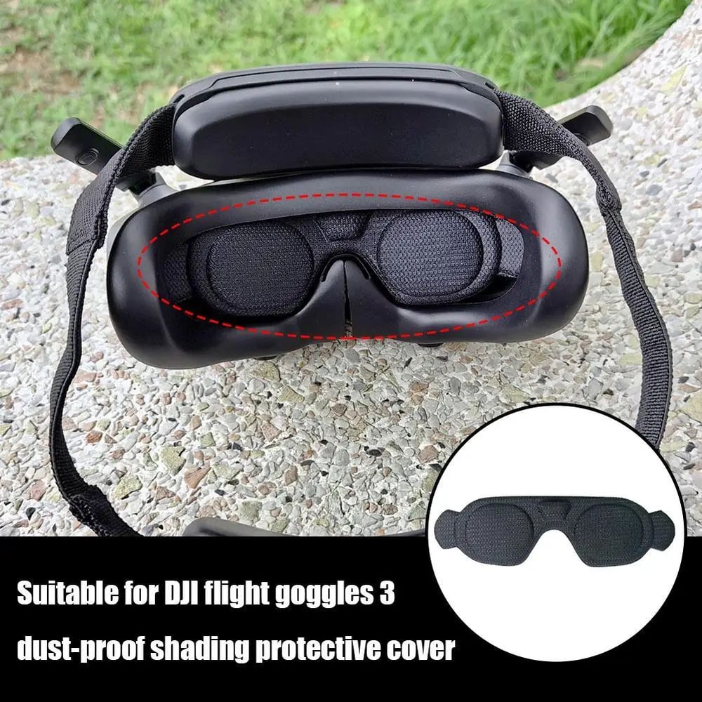 DJI Avata 2 Goggles 3 Lens Cover With Foam Shading Pad DustProof Lens Protector 0