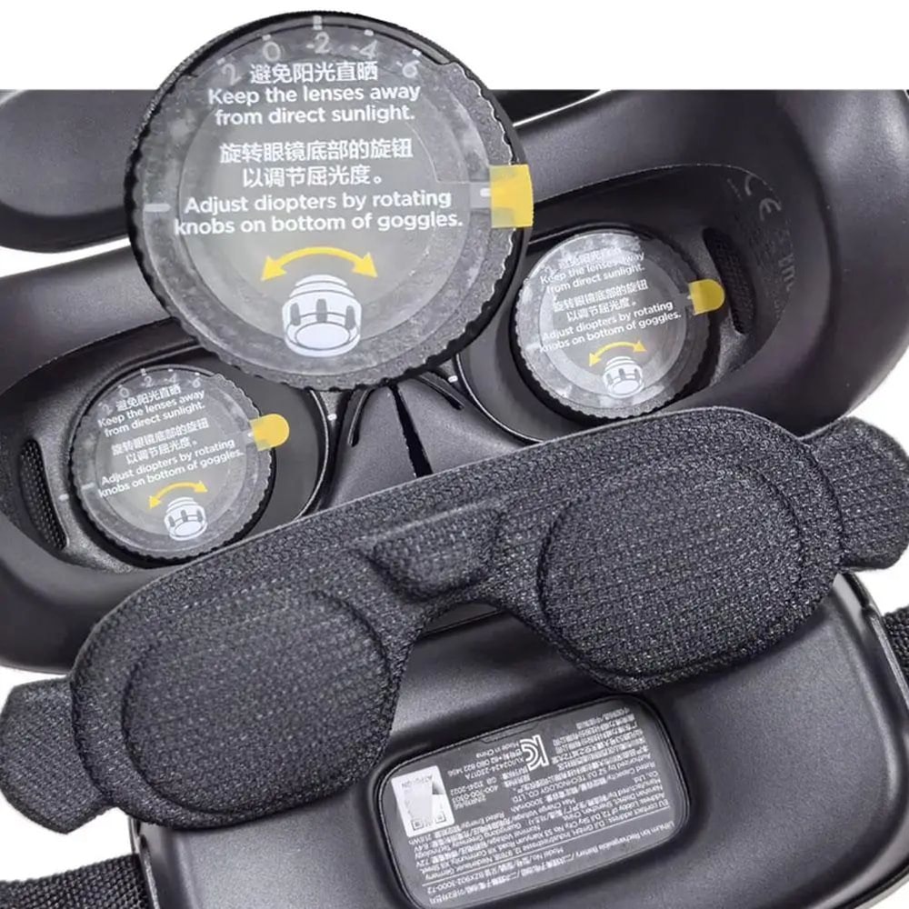 DJI Avata 2 Goggles 3 Lens Cover With Foam Shading Pad DustProof Lens Protector 2