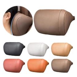 ergonomic memory foam car headrest pillow for neck support - breathable, easy-install, multi-color