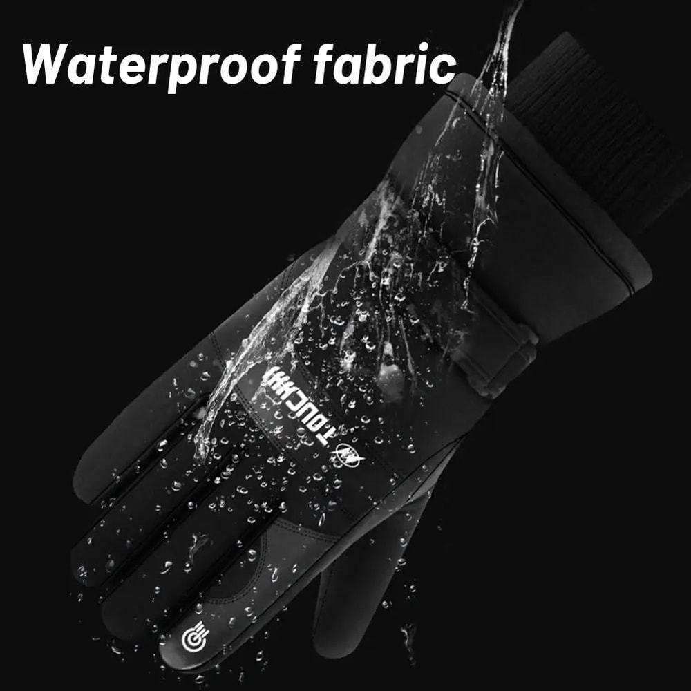 USB Heated Gloves For Men Women QuickWarm Velvet Lined Winter Gloves For Cycling Ski 2