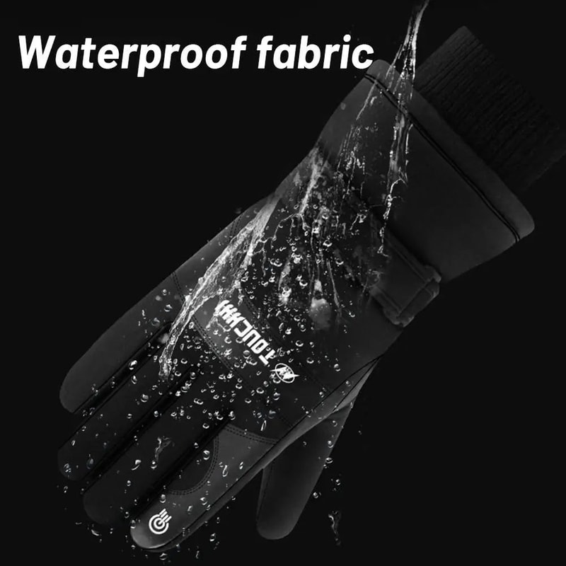 USB Heated Gloves For Men Women QuickWarm Velvet Lined Winter Gloves For Cycling Ski 2