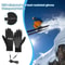 USB Heated Gloves For Men Women QuickWarm Velvet Lined Winter Gloves For Cycling Ski 4