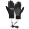 USB Heated Gloves For Men Women QuickWarm Velvet Lined Winter Gloves For Cycling Ski 6