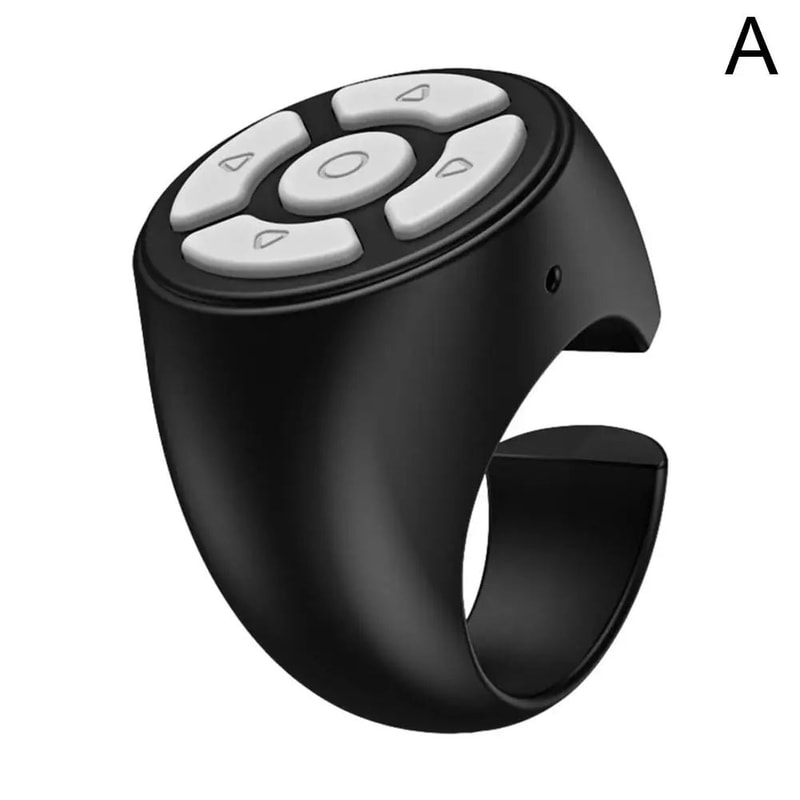 Bluetooth Ring Remote For Phone Tablet Page Turner Camera Shutter Controller 6