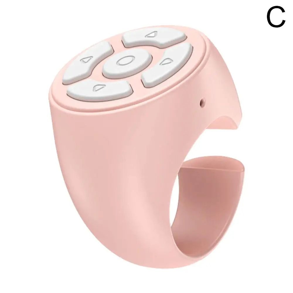 Bluetooth Ring Remote For Phone Tablet Page Turner Camera Shutter Controller 7