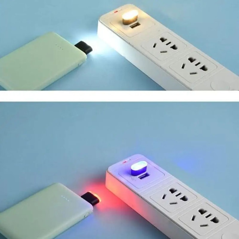Mini USB Car Ambient Light Night Lamp For Car Interior Atmosphere 4