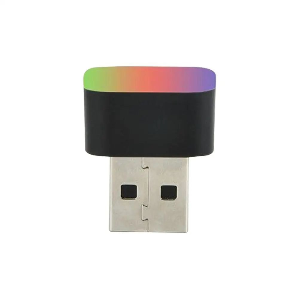 Mini USB Car Ambient Light Night Lamp For Car Interior Atmosphere 7