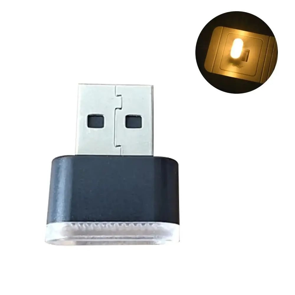 Mini USB Car Ambient Light Night Lamp For Car Interior Atmosphere 9