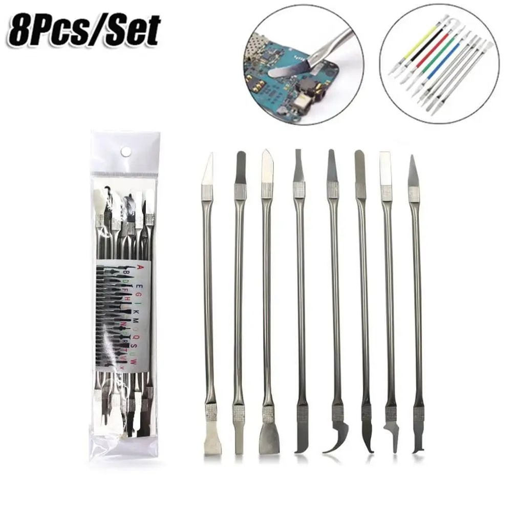 8Piece CPU Remover Tool Set UltraThin Stainless Steel Chip Pry Blades For Phone Motherboard Repai 0