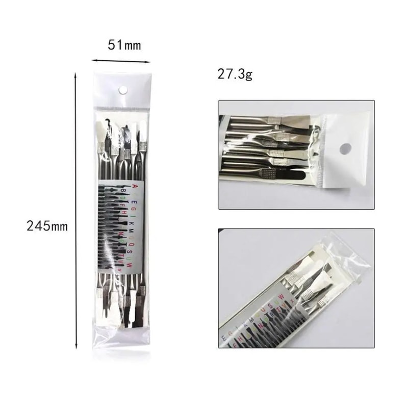8Piece CPU Remover Tool Set UltraThin Stainless Steel Chip Pry Blades For Phone Motherboard Repai 4