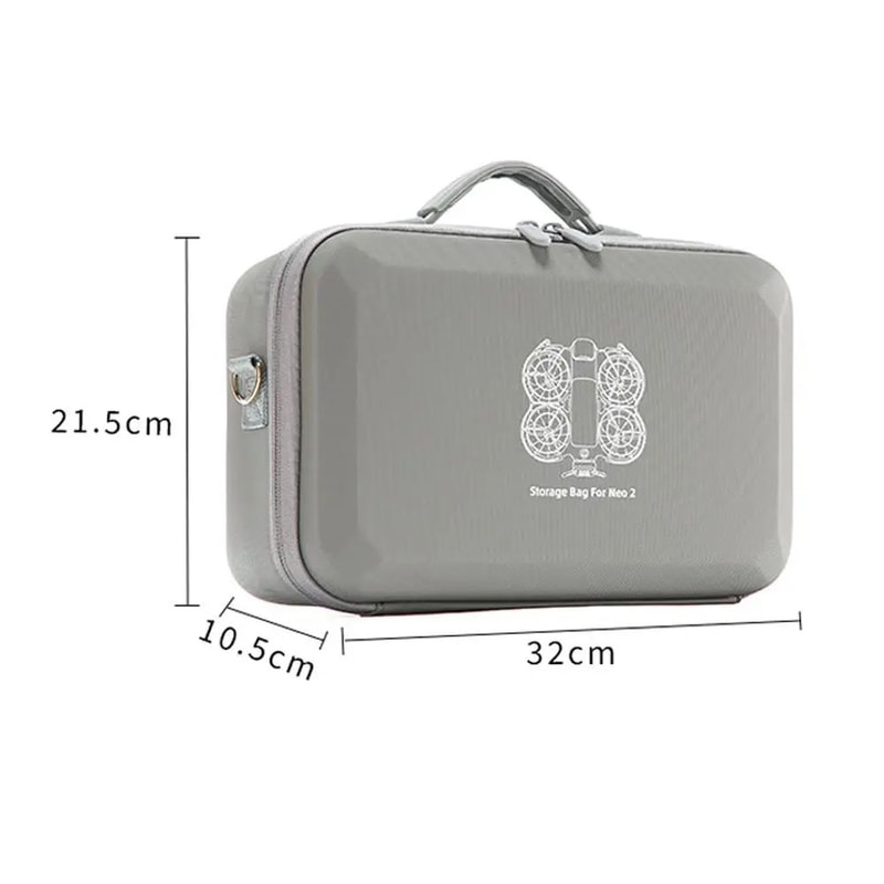 DJI Neo 2 Carrying Case Shockproof Drone Travel Case With Hard Shell Organization 5