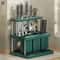 Cutlery Organizer Desktop Utensil Holder With Drainage LargeCapacity Silverware Drying Rack 7