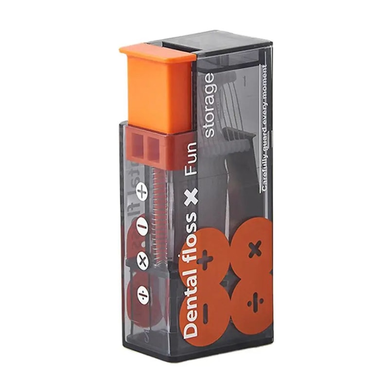 Refillable PopUp Dental Floss Dispenser Portable Floss Storage Box For Clean OntheGo Smiles 7