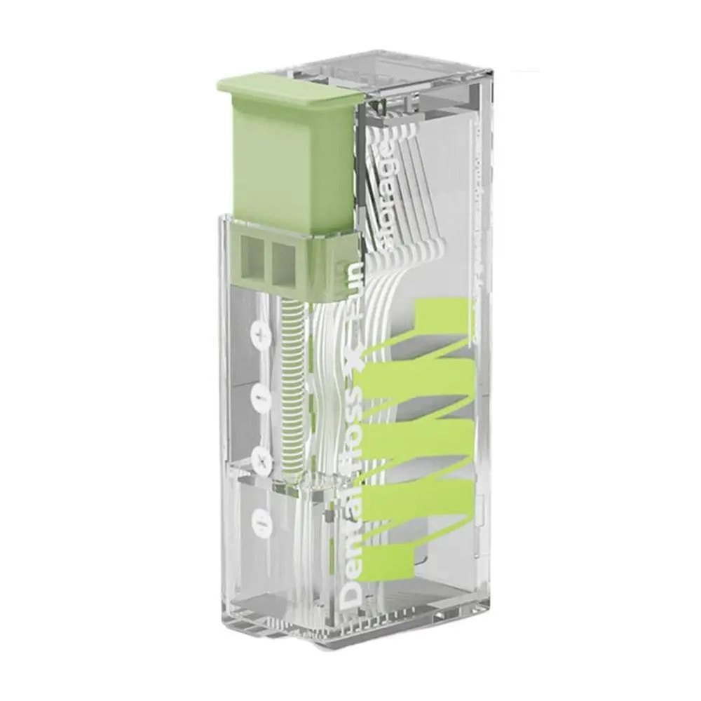 Refillable PopUp Dental Floss Dispenser Portable Floss Storage Box For Clean OntheGo Smiles 6
