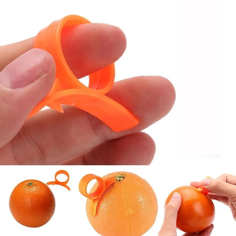 QuickSlice Citrus Peeler Set 35pcs Orange Peeler Tool Peel Remover For Easy Clean Snacks 2