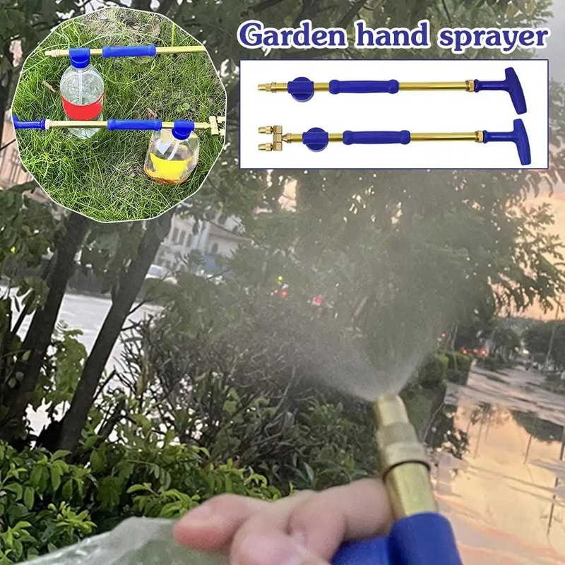 Manual Garden Sprayer Bottle Pump With DualHead Adjustable Nozzle 2