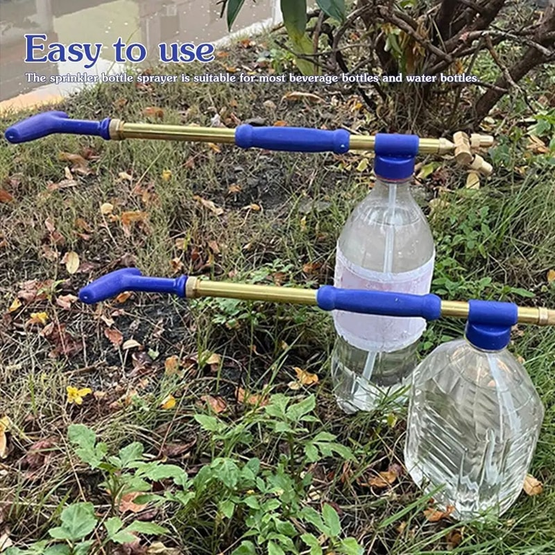 Manual Garden Sprayer Bottle Pump With DualHead Adjustable Nozzle 3