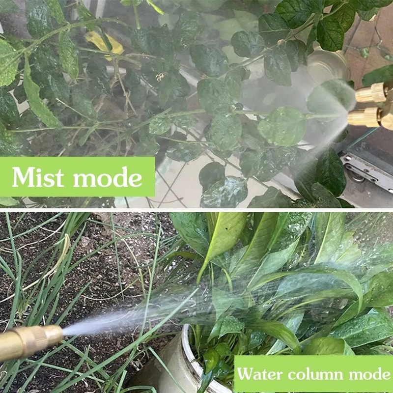 Manual Garden Sprayer Bottle Pump With DualHead Adjustable Nozzle 4