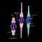 Retractable DoubleBlade LED Light Sword With Sound And Color Modes 2