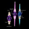 Retractable DoubleBlade LED Light Sword With Sound And Color Modes 2