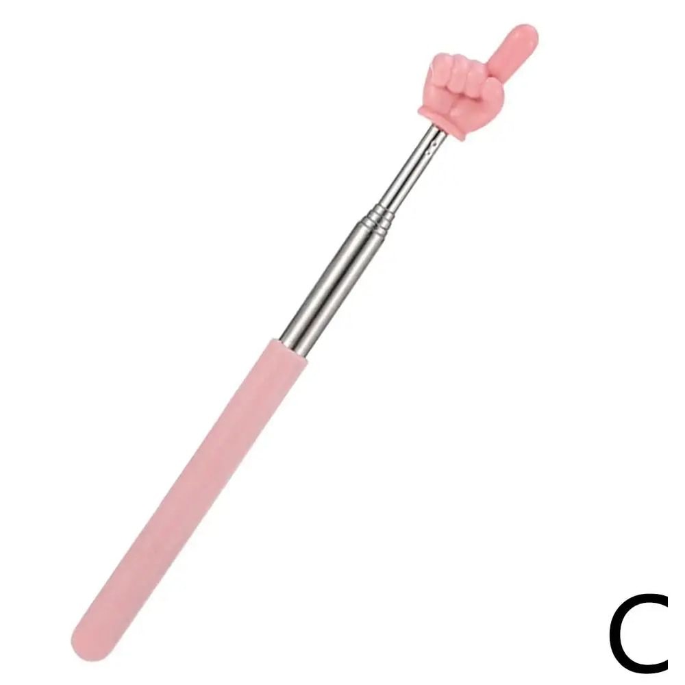 Retractable Teacher Pointer Telescopic Finger Stick Stainless Steel Whiteboard Pointer For Classro 8