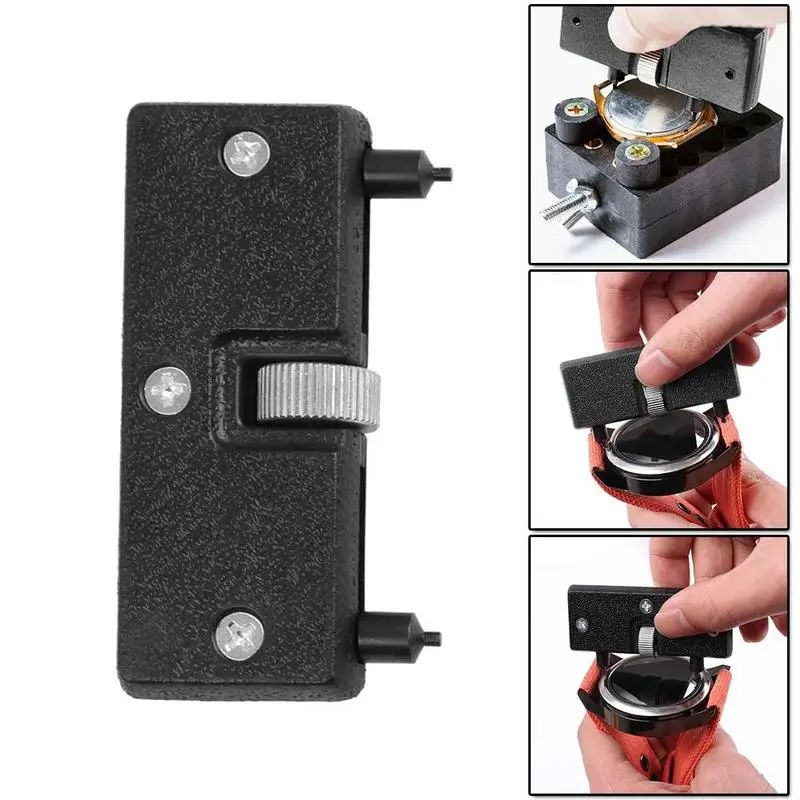 Adjustable DualJaw Watch Case Opener For ScrewBack Covers Watch Repair Tool 4