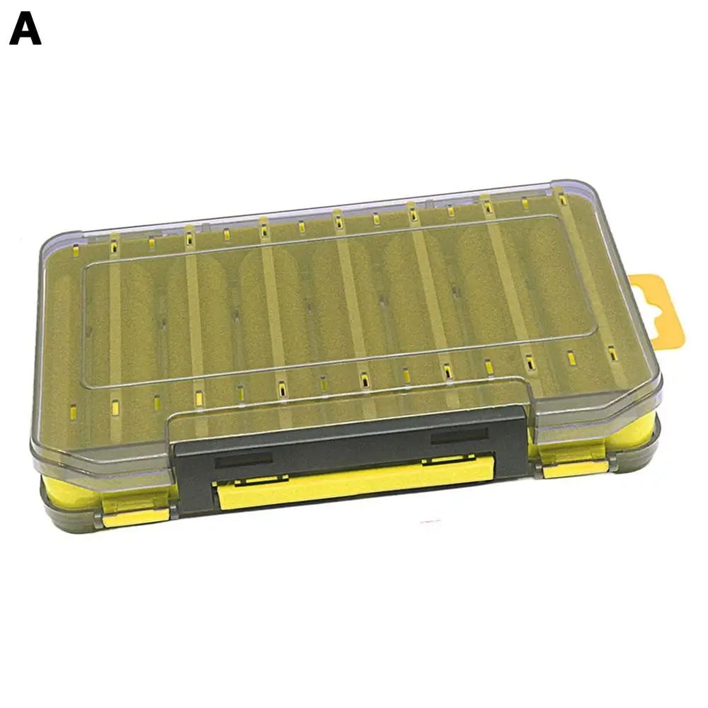 Clear HardShell Fishing Tackle Box Portable Lure Storage Box And Bait Organizer Case 7