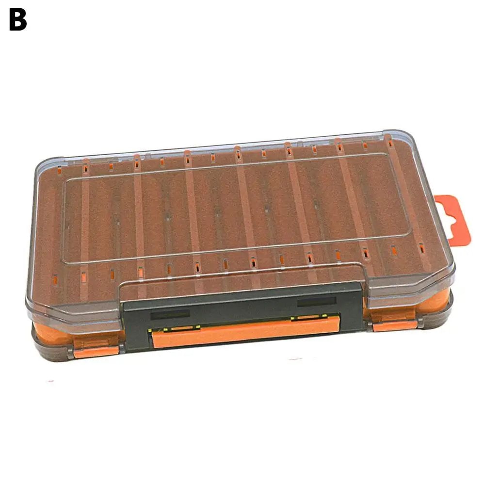 Clear HardShell Fishing Tackle Box Portable Lure Storage Box And Bait Organizer Case 8