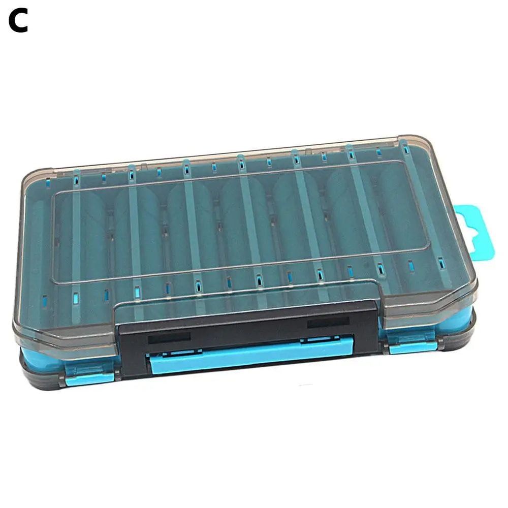 Clear HardShell Fishing Tackle Box Portable Lure Storage Box And Bait Organizer Case 9