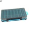 Clear HardShell Fishing Tackle Box Portable Lure Storage Box And Bait Organizer Case 9