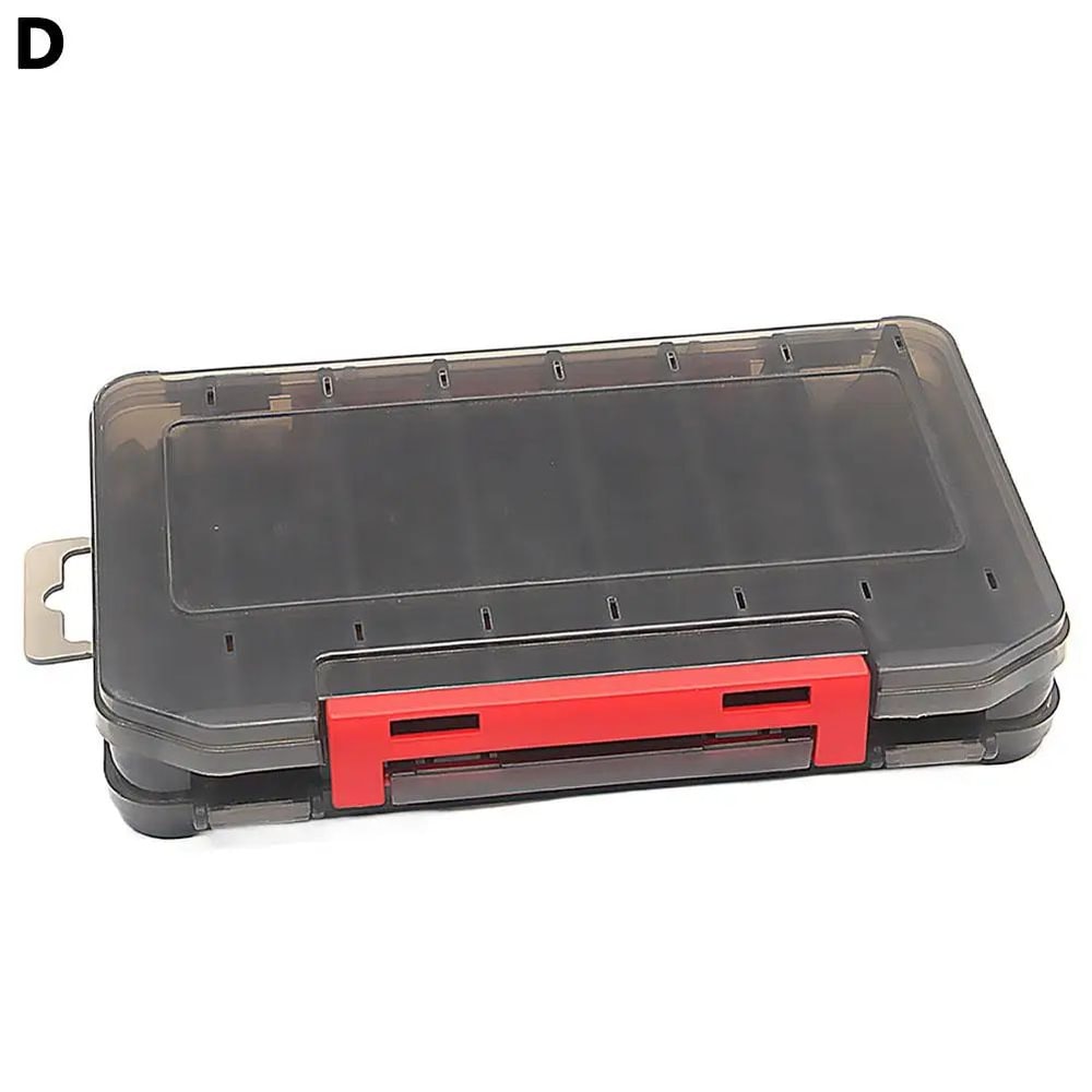 Clear HardShell Fishing Tackle Box Portable Lure Storage Box And Bait Organizer Case 6