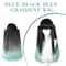 Muichiro Tokito Cosplay Wig BlacktoCyan Gradient HeatResistant Synthetic Anime Wig 0