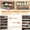 Adjustable Shoe Slots Organizer Set Double Layer Shoe Space Saver For Closet Cabinet 1